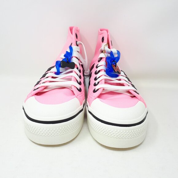 Adidas x Hello Kitty Nizza Platform Mid Pink Glow Casual Shoe Sneaker Womens NEW - Picture 7 of 12
